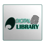 digital library android application logo